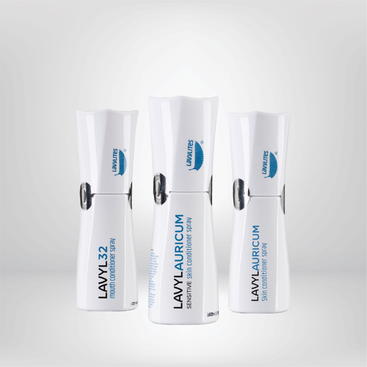 Probierset 3x 50ml Sprays: Original Lavylites Lavyl Auricum, Lavyl Auricum Sensitive, and Lavyl 32 spray